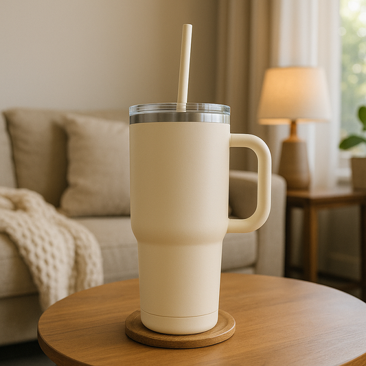 Ivory Beige Tumbler