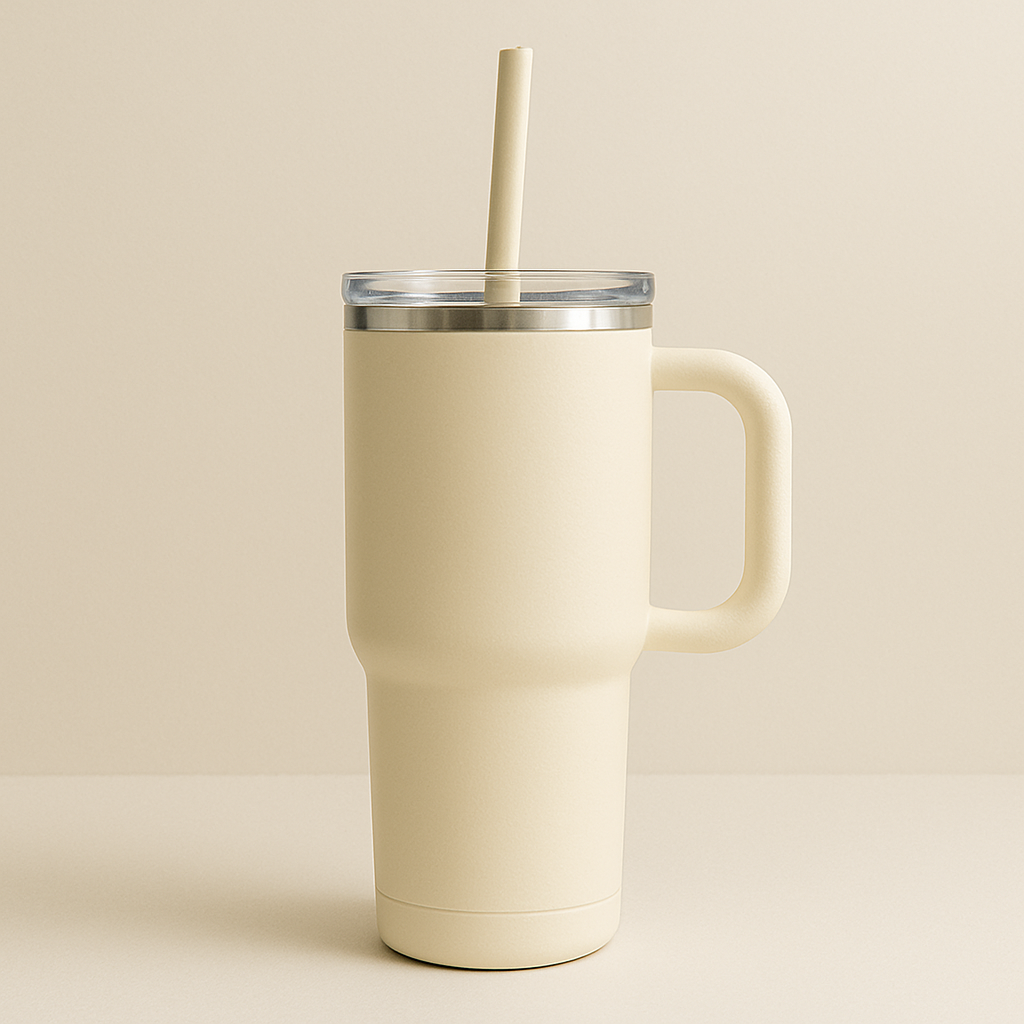 Ivory Beige Tumbler