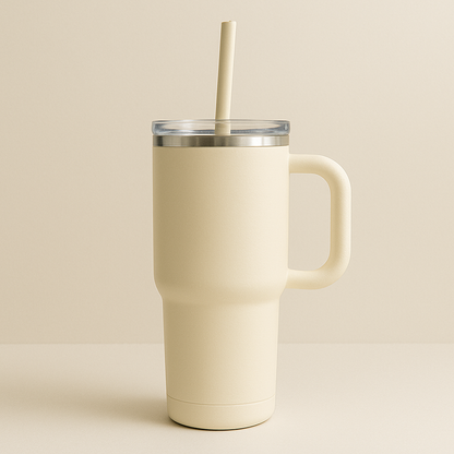 Ivory Beige Tumbler