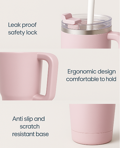 Lilac Pink Tumbler